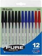 bazic pure assorted color stick pen (12/pack) logo