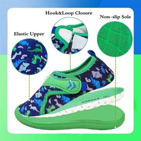 img 2 attached to 👟 Angugu Boys & Girls Sport Water Shoes: Non Slip Aqua Athletic Water Sneakers for Beach - Toddler/Little Kid