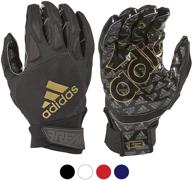 adidas padded receivers football gloves логотип