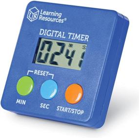 img 2 attached to ⌛️ Learning Resources Digital Timer, Countdown/Countup, Displays Seconds/Minutes, Ages 5+, Multicolor, 2.75 x 2.75 inches