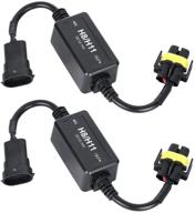 auxbeam canbus error free anti flickering led headlight decoder h8/h9/h11, 2pcs/set enhanced canbus drivers for led lights logo