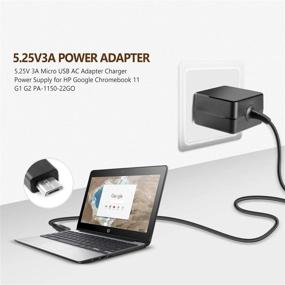 img 3 attached to 🔌 TAIFU UL Listed 5.25V USB Adapter Charger: Compatible with HP Chromebook 11 G1 G2, Asus T100/T100T/T100TA T100TAM T100TAF, PA-1150-22GO; Power Cord Included