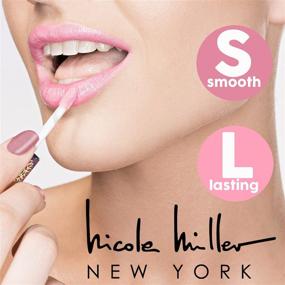 img 1 attached to 💄 Nicole Miller 10 Pc Lip Gloss Collection: Shimmery Lip Glosses for Women and Girls, Long-Lasting Color Set with a Rich Array of Purple Shades