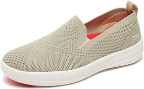 img 3 attached to TRULAND Women's Slip On Knit Loafers - Stylish & Super Lightweight Comfortable Shoes for Casual Walking