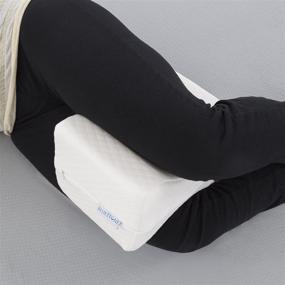 img 3 attached to 🦵 Bluestone Foam Knee Pillow Spacer Cushion: Alleviate Knee and Leg Pain, Enhance Lower Back Relief, Optimize Sleep for Side Sleepers