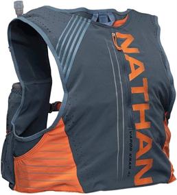 img 3 attached to 🏃 Nathan Men’s VaporKrar 4L 2.0 Hydration Pack/Running Vest - 4L Capacity with Twin 20 oz Soft flasks, Hydration Backpack Ideal for Running, Marathon, Hiking, Cycling