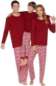 img 4 attached to 🎄 Men's Ekouaer Christmas Family Pajamas Sleepwear Clothing