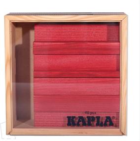 img 1 attached to 🧱 KAPLA 9000153 40 Squares Red: The Perfect Building Set for Creative Minds