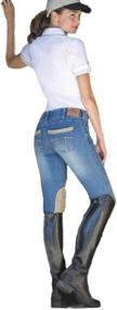 img 1 attached to 👖 Unlock Ultimate Comfort and Style with the Goode Rider Jean Rider Knee Patch Breech!