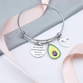 img 3 attached to Avocado Bracelet Everyone Inspirational Avocado Girls' Jewelry