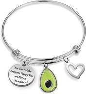 avocado bracelet everyone inspirational avocado girls' jewelry logo