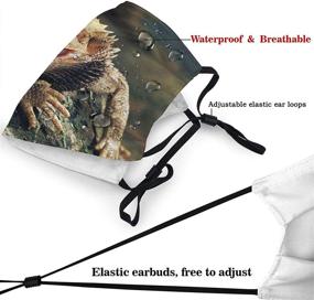 img 1 attached to 👥 Stylish Unisex Outdoor Fashion Face Dust Mouth Cover - Adjustable, Washable & Windproof for Men and Women