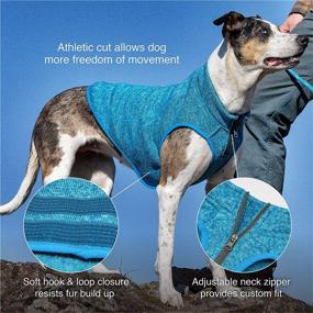 img 2 attached to Kurgo K9 Core Dog Sweater: Year-Round Fleece Vest for Dogs with Zipper Opening, Adjustable Neck, and Harness Compatibility