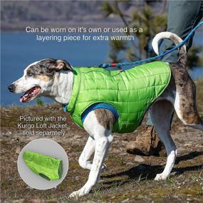 img 1 attached to Kurgo K9 Core Dog Sweater: Year-Round Fleece Vest for Dogs with Zipper Opening, Adjustable Neck, and Harness Compatibility