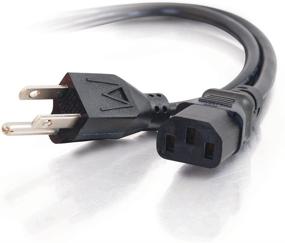 img 4 attached to 💡 C2G 03134 Power Cord - Replacement Cable for Computers, TVs, Monitors & More - 3 Pin Connector - 18 AWG - Black - 10ft (3.04 Meters)