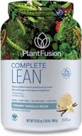 🌱 plantfusion complete lean plant based: weight loss protein powder with blood sugar support, appetite control, superfoods, digestive enzymes | gluten free, vegan, non-gmo | vanilla, 1.85 pound logo