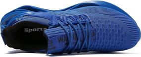 img 2 attached to SKDOIUL Breathable Sneakers Athletic Trainers Sports & Fitness