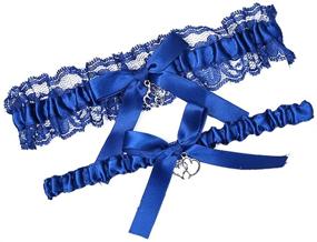 img 2 attached to Wedding Bride Garter Bridal JW23 Women's Accessories and Belts