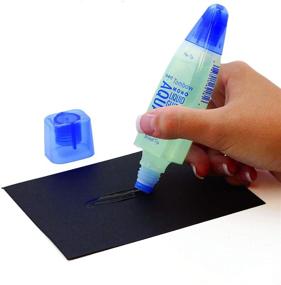 img 2 attached to Tombow 52180 MONO Aqua Liquid Glue: Precise to Full 🖌️ Coverage Application with Dual Tip Dispenser, 1.69oz, Dries Clear - 1-Pack