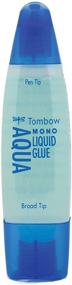 img 4 attached to Tombow 52180 MONO Aqua Liquid Glue: Precise to Full 🖌️ Coverage Application with Dual Tip Dispenser, 1.69oz, Dries Clear - 1-Pack