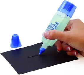 img 1 attached to Tombow 52180 MONO Aqua Liquid Glue: Precise to Full 🖌️ Coverage Application with Dual Tip Dispenser, 1.69oz, Dries Clear - 1-Pack