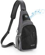 🎒 waterproof crossbody shoulder backpack by elfhao logo