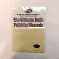 lint-free chamois knife polishing cloth 🔪 - ideal for case knife maintenance and care logo