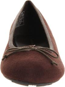 img 3 attached to 🥿 Stylish and Comfortable: Polo Ralph Lauren Girls Flat Ballet Shoes