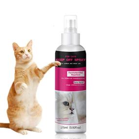 img 4 attached to Ultimate Cat Scratch Deterrent: Indoor and 🐱 Outdoor Repellent Spray to Safeguard Furniture & Plants