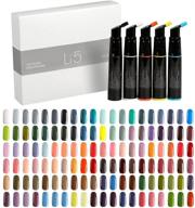 diy color mixing gel nail polish set - create 120+ colors with 5 pieces, one step gel 3 in 1 - perfect gift idea for nail enthusiasts logo