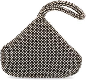 img 2 attached to 👝 Staci Mesh Wristlet Pouch by Jessica McClintock