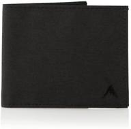 👛 black nylon mule trek wallet logo