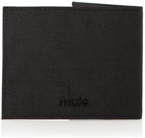 img 1 attached to 👛 Black Nylon Mule Trek Wallet