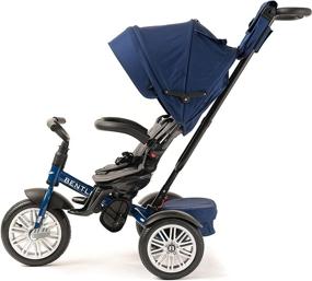 img 1 attached to ❄️ Bentley Toddler Stroller/Trike: Shimmering Sequin Blue Delight!