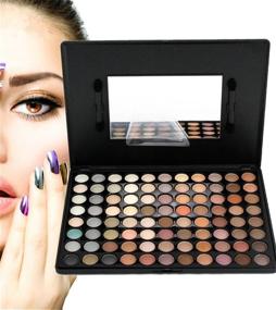 img 3 attached to 💫 FantasyDay Pro 88 Colors Shimmer and Matte Eyeshadow Palette - Illuminate Your Eyes with a Versatile Makeup Kit - Contouring Kit #1