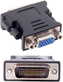 img 2 attached to 💻 Cablecc LFH DMS-59pin Male to 15Pin VGA RGB Female Extension Adapter for PC Graphics Card: Optimized Connectivity Solution