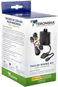 img 1 attached to 🔌 Tekonsha T-One T-Connector Harness: 4-Way Flat for Select Jeep Cherokee - Ultimate Compatibility!