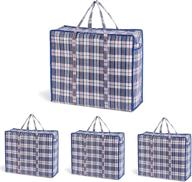 👜 75l extra large storage bag set of 4 with durable zipper - veno organizer moving bag логотип