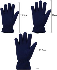 img 3 attached to Cooraby Winter Gloves Weather Supplies Boys' Accessories