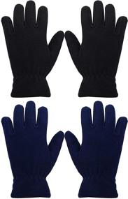 img 4 attached to Cooraby Winter Gloves Weather Supplies Boys' Accessories