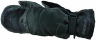 🧤 manzella tundra mitten black x large - ultimate cold weather protection logo