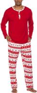 🎅 christmas sleepwear: stylish ekouaer holiday printed men's clothing for relaxing & lounging logo