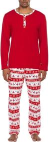 img 3 attached to 🎅 Christmas Sleepwear: Stylish Ekouaer Holiday Printed Men's Clothing for Relaxing & Lounging
