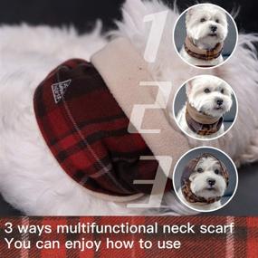 img 3 attached to Bandana Apparel Dog Scarf Birthday Small Dogs