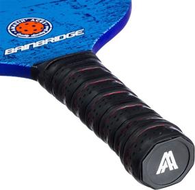 img 3 attached to 🏓 Amazin' Aces 'Bainbridge' Pickleball Paddle (Pro Series) - Edgeless Composite with Aluminum Honeycomb Core &amp; Graphite/Fiberglass Rimless Face - Includes Racket Cover &amp; Shoulder Strap