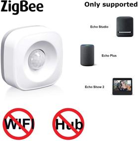 img 3 attached to 🚶 AGSHOME ZIGBEE Motion Sensor - Enhanced compatibility with Echo Plus, Echo Studio, and Echo Show 2nd Generation