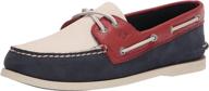 sperry authentic original 2 eye nubuck: classic boat shoes with superior nubuck finish логотип