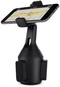 img 3 attached to Удобное и безопасное крепление вашего смартфона с помощью автомобильного держателя Belkin F8J168bt для кружки в черном цвете.