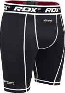 💪 optimal performance with rdx mma thermal compression shorts: a must-have for men's boxing training, fitness, running, and exercise логотип