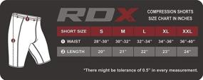 img 2 attached to 💪 Optimal Performance with RDX MMA Thermal Compression Shorts: A Must-Have for Men's Boxing Training, Fitness, Running, and Exercise